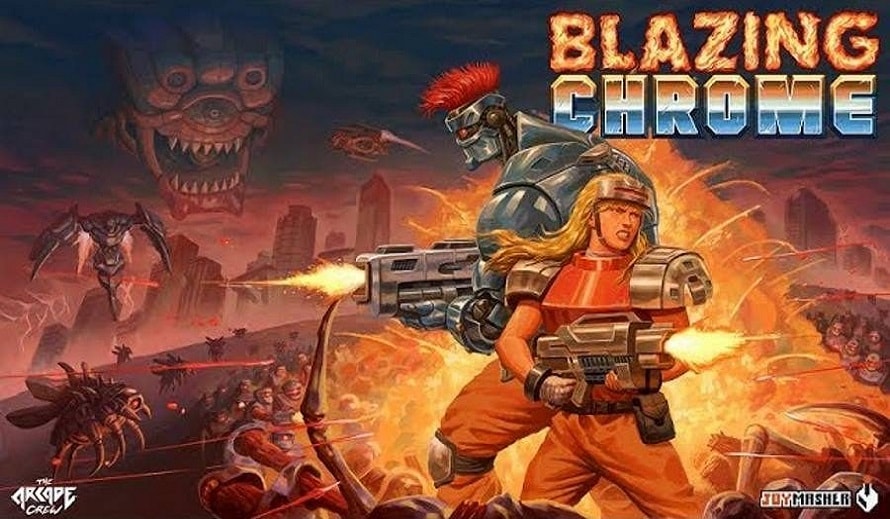 Blazing Chrome Poster